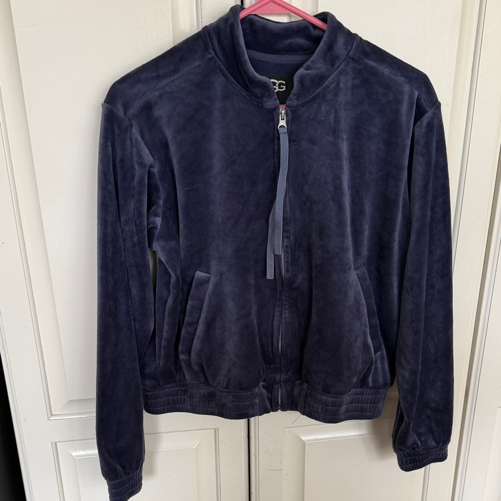 UGG Navy Blue Zip-Up Jacket
